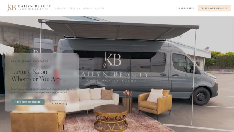 Kailyn Beauty Website